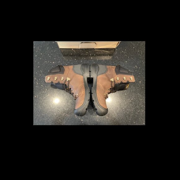 Keen 1026488 8″ Independence Dark Earth/Black Carbon Fiber Toe WP Work Boot 8D main image 9